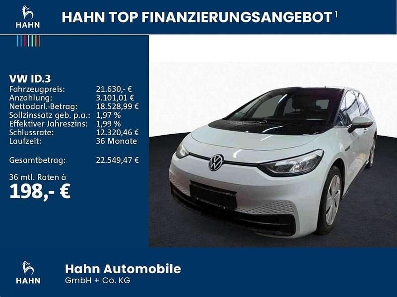 Gebraucht VW ID.3 Pro 106 kW (145 PS) 2022 Gletscherweiß metallic Kleinwagen