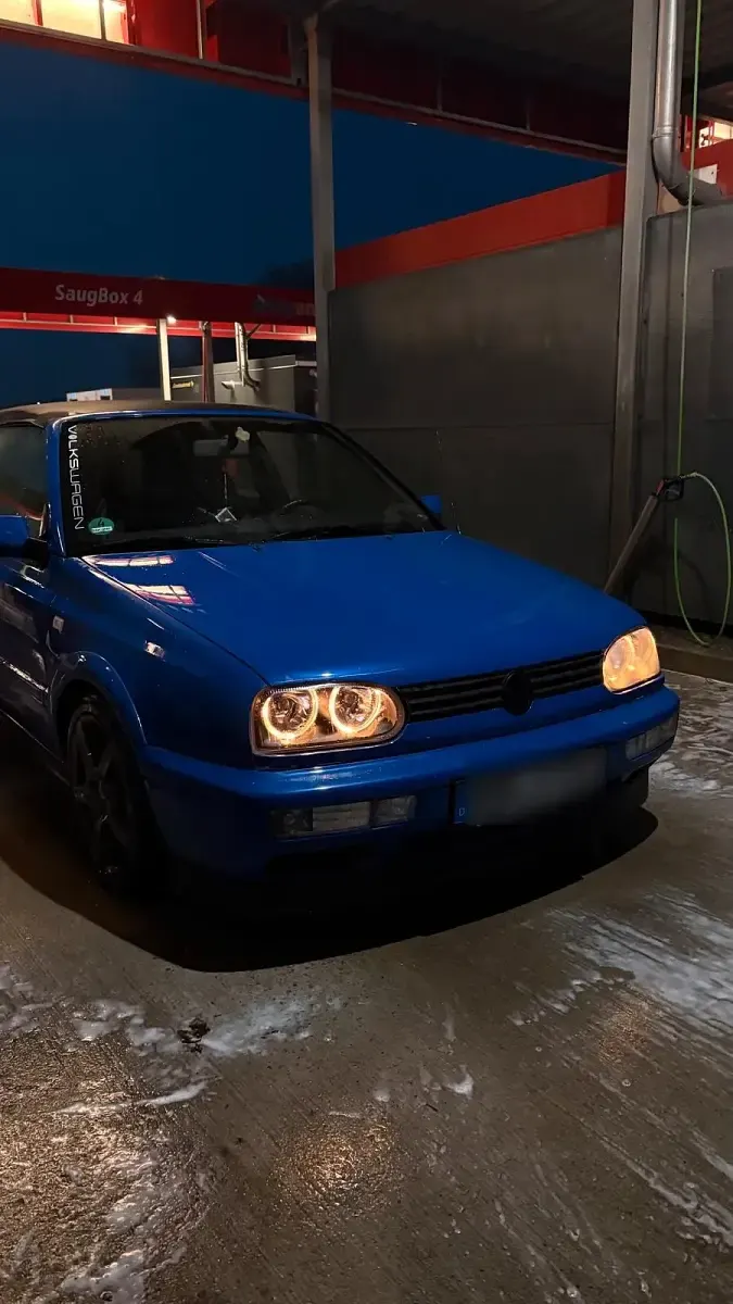 Gebraucht VW Golf Cabriolet 90 PS (66 kW) 1995 Blau Cabrio