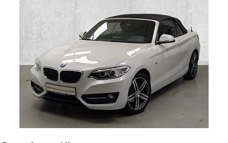 Gebraucht BMW 218 Sport Line 136 PS (100 kW) 2017 Weiß Cabrio