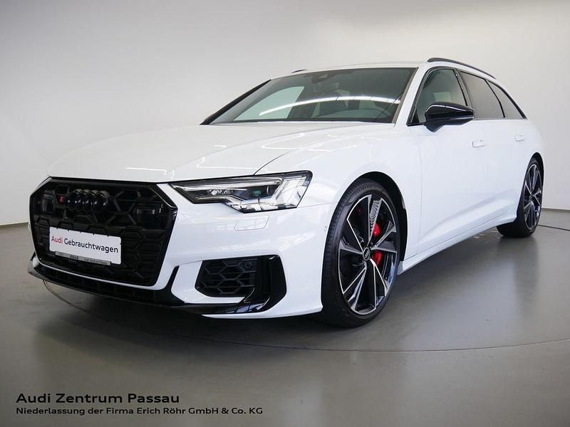 Gletscherweiss metallic Gebraucht 2024 Audi S6 Ambiente Kombi | 65.900 € (Fairer Preis) - Bild 1/4