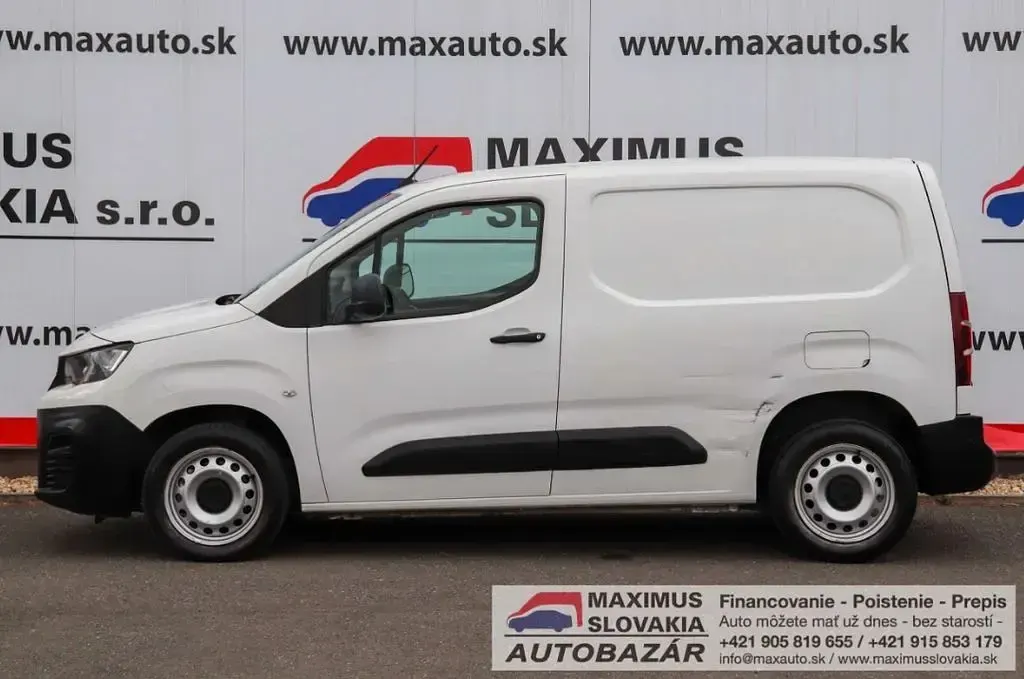 Gebraucht Peugeot Partner Premium 99 PS (72 kW) 2019 Weiß Van / Kleinbus