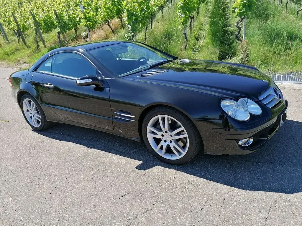 Gebraucht Mercedes SL500 387 PS (284 kW) 2008 Schwarz Cabrio