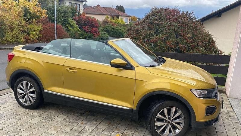 Gebraucht VW T-Roc Cabriolet Style 110 PS (80 kW) 2020 Gelb Cabrio