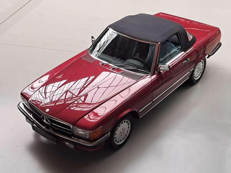 Almadinrotmetallic Gebraucht 1989 Mercedes SL300 Cabrio | 49.900 € - Bild 1/4