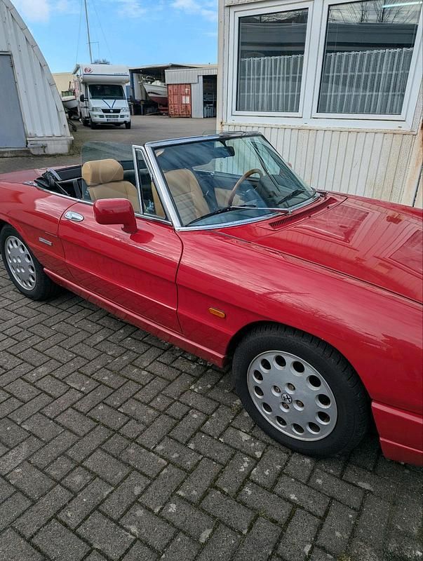 Gebraucht Alfa Romeo Spider 1990 Rot Cabrio