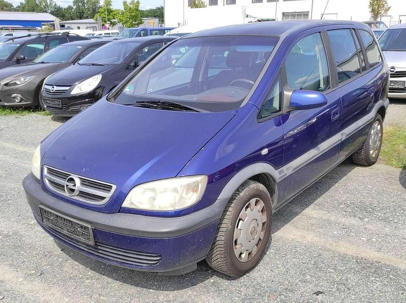 Blau Gebraucht 2003 Opel Zafira Van / Kleinbus | 850 € (Guter Preis) - Bild 1/4