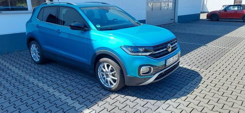 Blau Gebraucht 2021 VW T-Cross Style SUV | 20.500 € (Guter Preis) - Bild 1/4