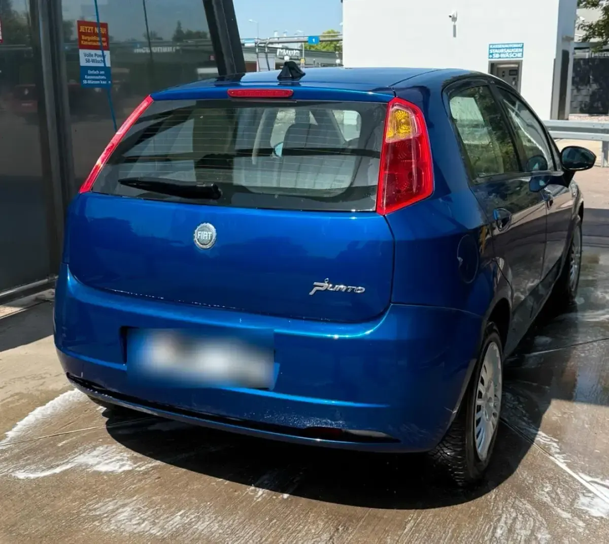 Gebraucht Fiat Grande Punto 77 PS (56 kW) 2006 Blau Kleinwagen