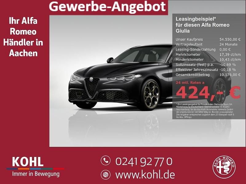 Schwarz Neu 2025 Alfa Romeo Giulia Limousine | 54.550 € (Guter Preis) - Bild 1/4