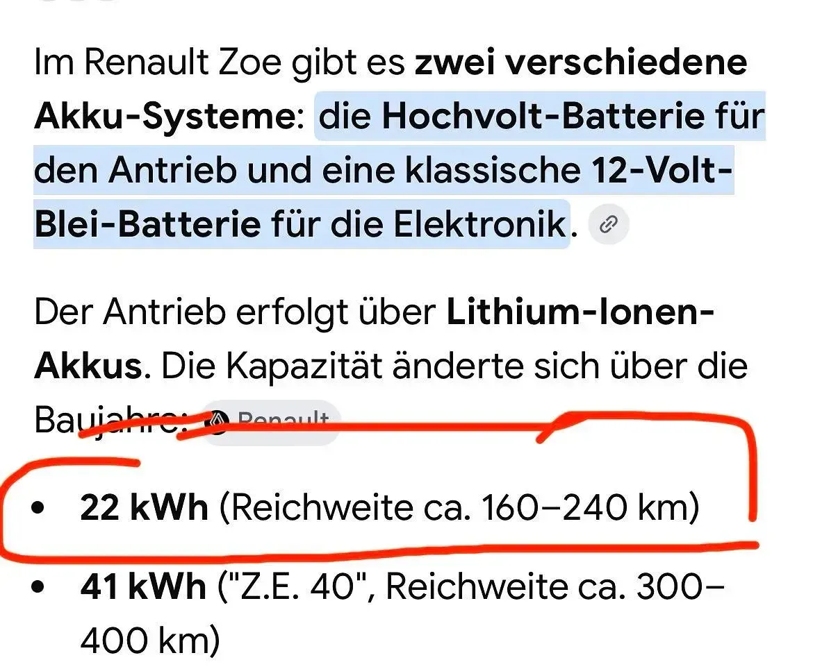 Gebraucht Renault Zoe Life 67 kW (92 PS) 2016 Grau Kleinwagen