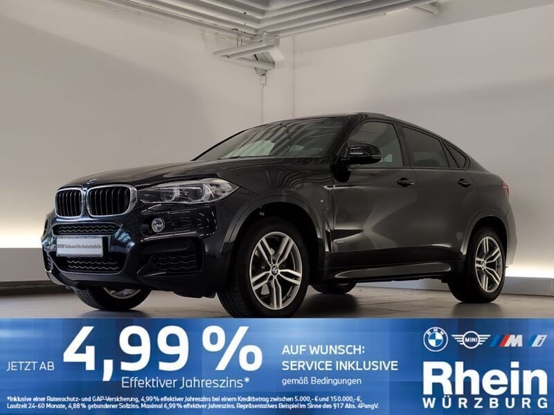 Schwarz Gebraucht 2017 BMW X6 M Sport SUV | 34.989 € (Fairer Preis) - Bild 1/4