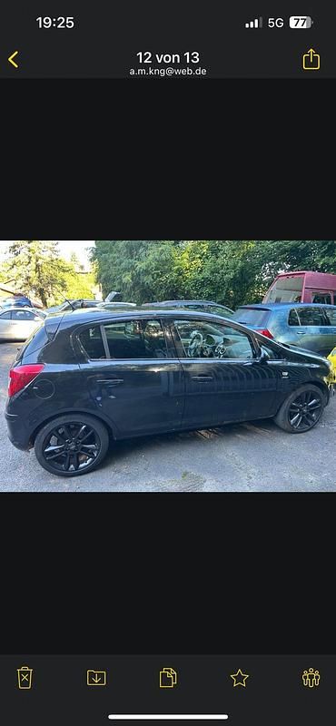 Second-hand Opel Corsa Active 100 CP (73 kW) 2014 Negru Hatchback