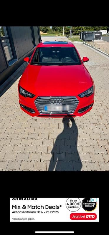 Rot Gebraucht 2015 Audi A4 Limousine | 27.000 € (Etwas zu teuer) - Bild 1/4