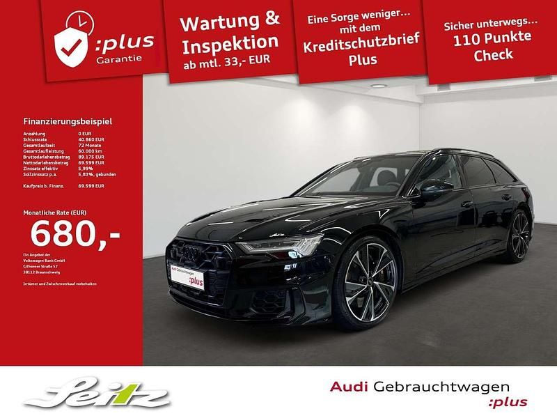 Brillantschwarz Gebraucht 2025 Audi S6 Sport Kombi | 69.599 € - Bild 1/3