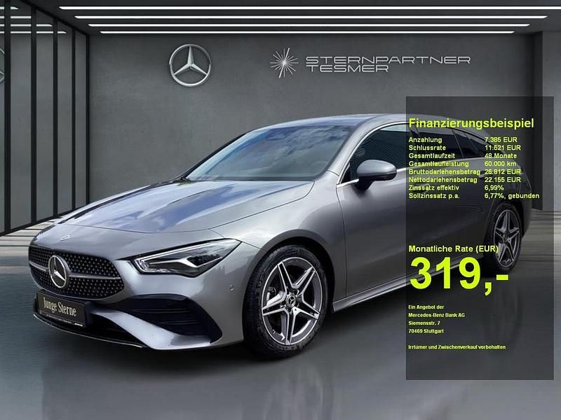 Grau Gebraucht 2024 Mercedes CLA180 Shooting Brake AMG Kombi | 29.540 € - Bild 1/3