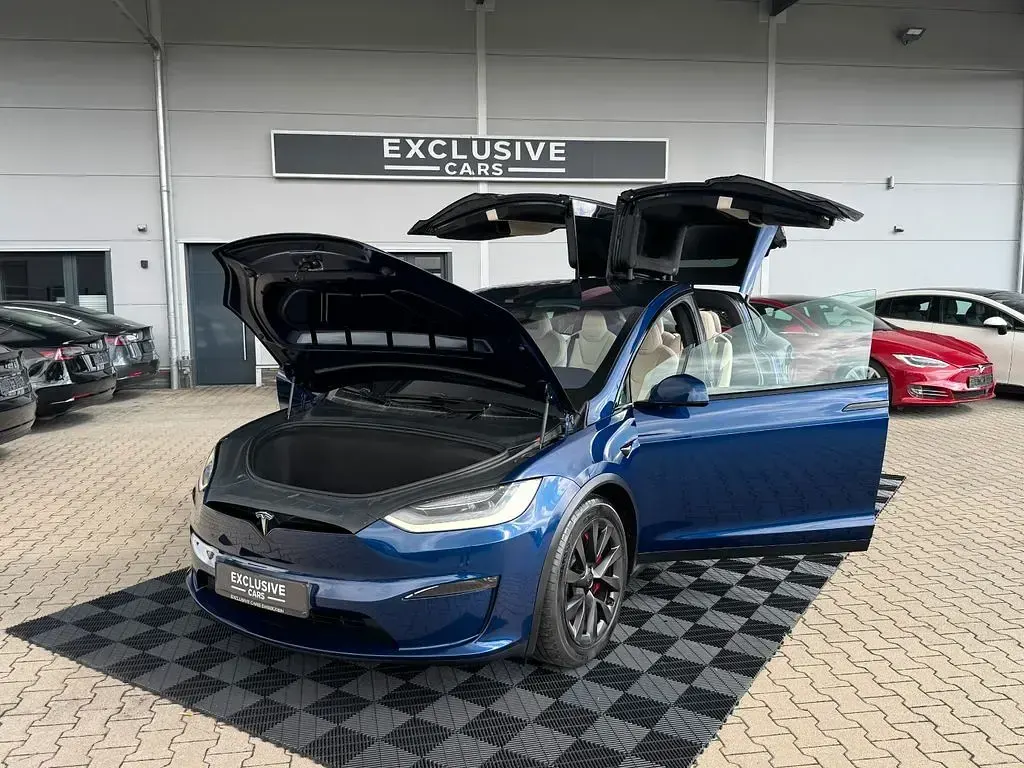 Gebraucht Tesla Model X Plaid 759 kW (1033 PS) 2023 Blau SUV