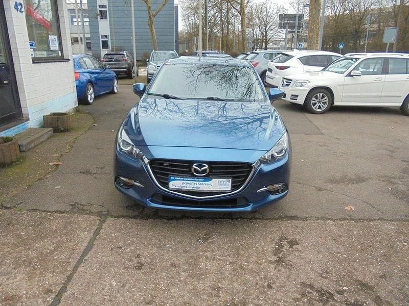 Gebraucht Mazda 3 Center-Line 120 PS (88 kW) 2017 Blau Limousine