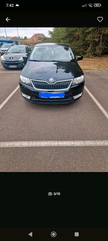 Gebraucht Skoda Rapid 105 PS (77 kW) 2013 Schwarz Kleinwagen