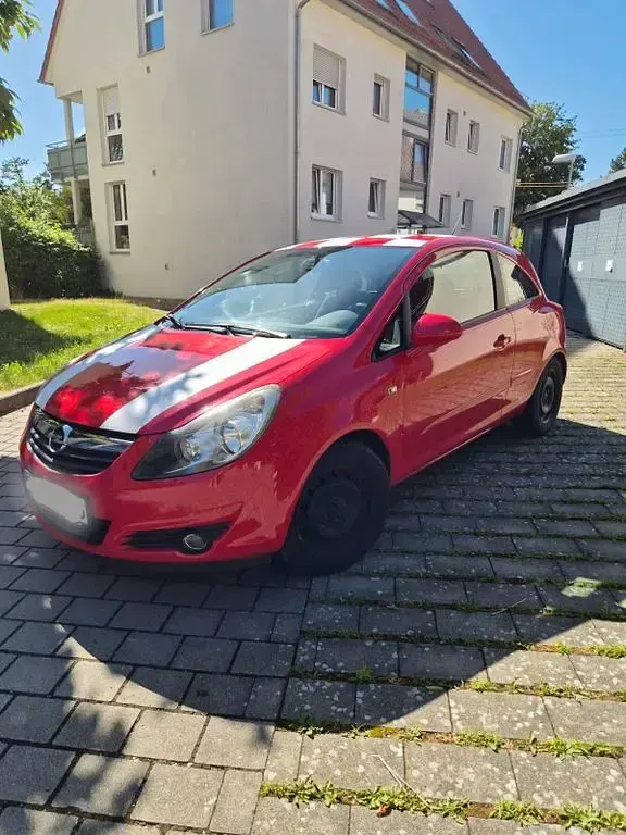 Gebraucht Opel Corsa 90 PS (66 kW) 2007 Rot Kleinwagen