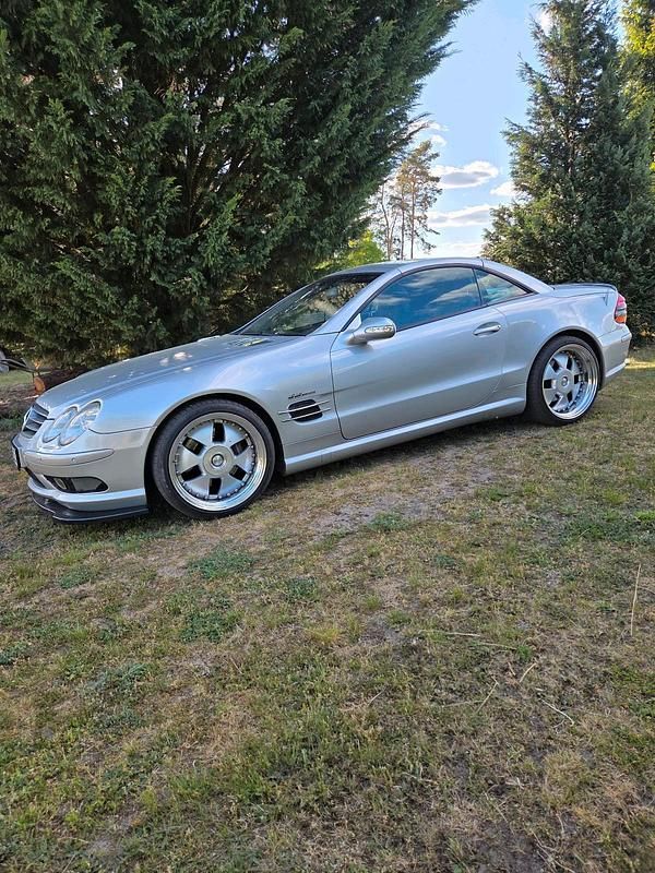 Gebraucht Mercedes SL500 306 PS (225 kW) 2002 Silber Cabrio