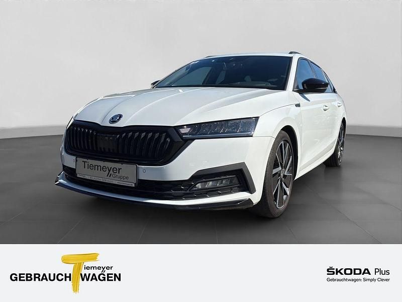 Weiß Gebraucht 2022 Skoda Octavia SportLine Kombi | 21.540 € (Fairer Preis) - Bild 1/4