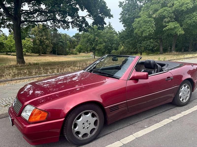 Rot Gebraucht 1992 Mercedes SL500 Cabrio | 22.500 € - Bild 1/4