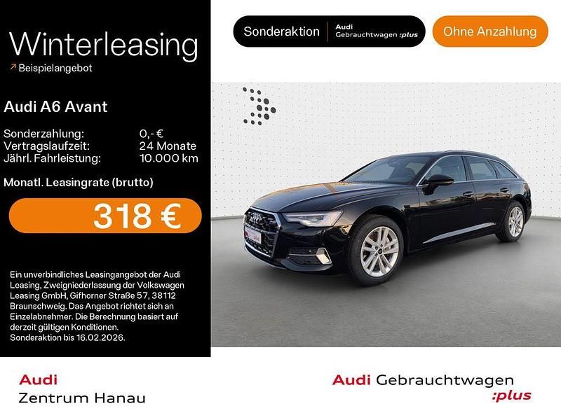 Mythosschwarz metallic Gebraucht 2025 Audi A6 Advanced Kombi | 46.679 € (Guter Preis) - Bild 1/4
