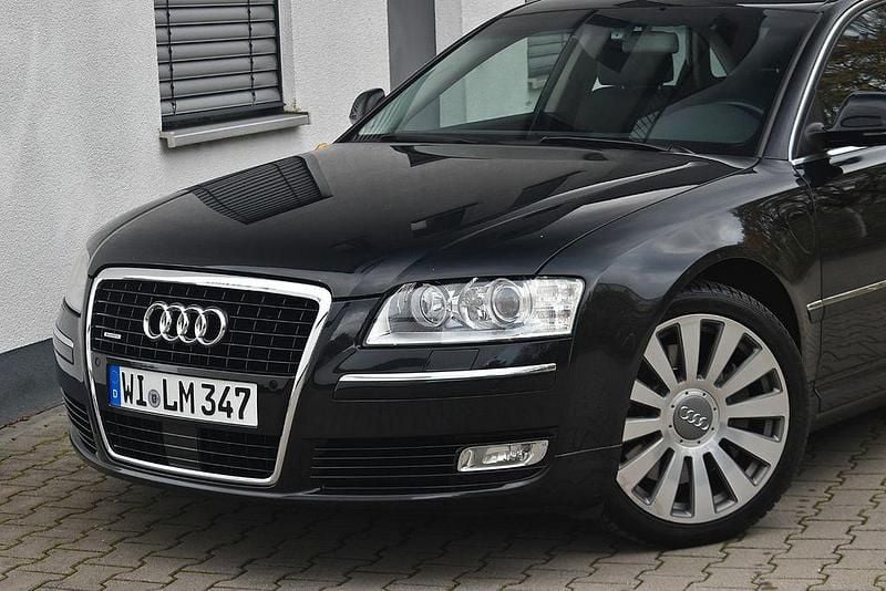 Phantomschwarz Gebraucht 2008 Audi A8 Sport Limousine | 13.991 € (Teuer) - Bild 1/4