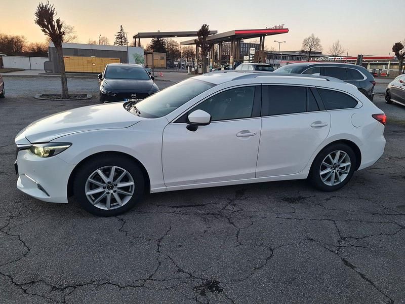 Gebraucht Mazda 6 Exclusive-Line 150 PS (110 kW) 2017 Weiß Kombi