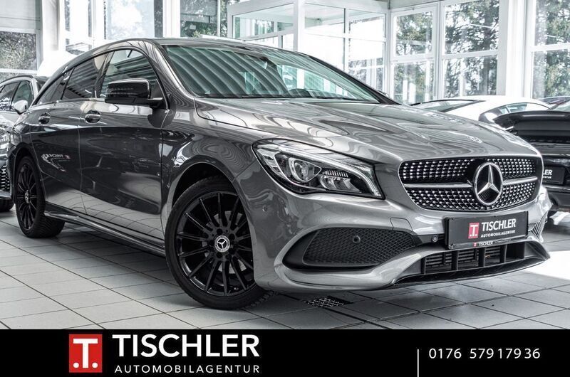 Grau Gebraucht 2019 Mercedes CLA180 Shooting Brake Night Kombi | 20.880 € (Fairer Preis) - Bild 1/4
