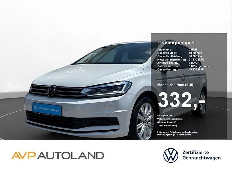 Oryxweiß perlmutteffekt Gebraucht 2024 VW Touran Move Van / Kleinbus | 31.830 € (Guter Preis) - Bild 1/4