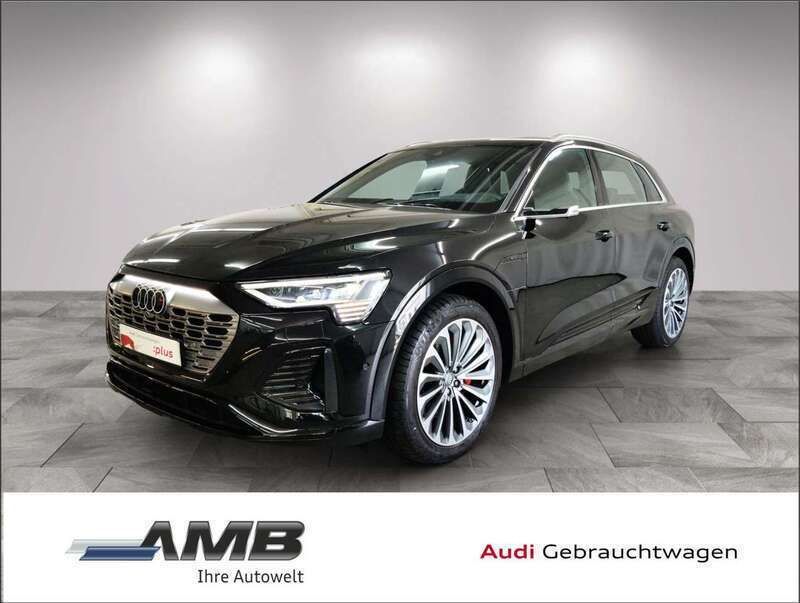 Mythosschwarz metallic Gebraucht 2023 Audi Q8 e-tron S-Line SUV | 64.780 € (Guter Preis) - Bild 1/2