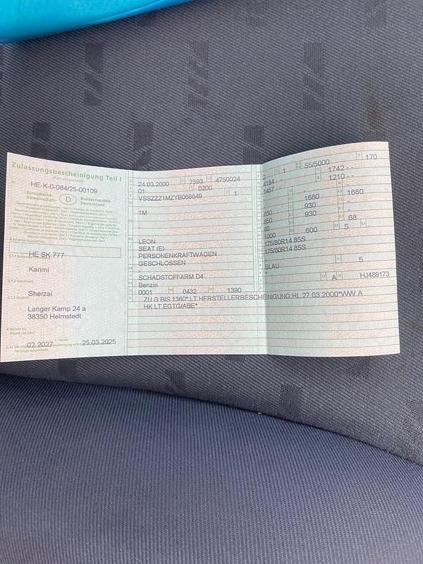 Gebraucht Seat Leon 75 PS (55 kW) 2000 Blau Kleinwagen