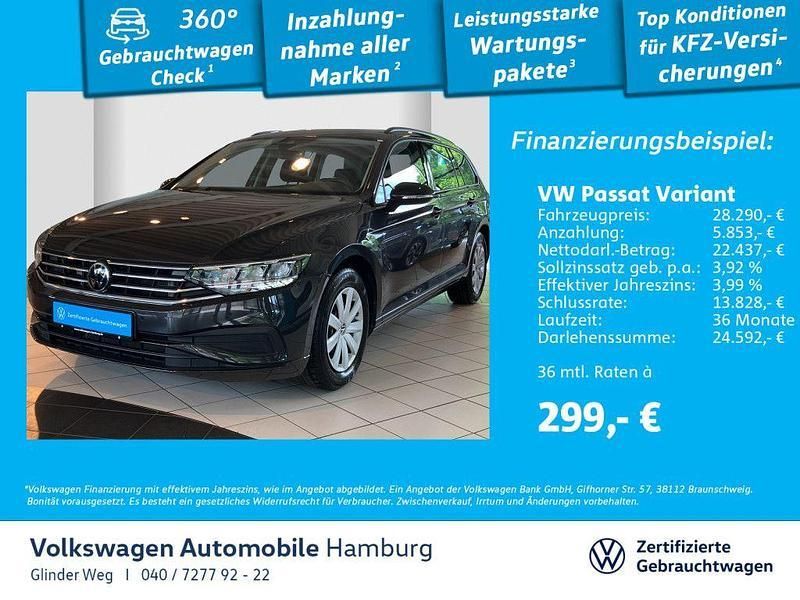 Mangangrau metallic Gebraucht 2023 VW Passat Basis Kombi | 28.290 € (Fairer Preis) - Bild 1/3