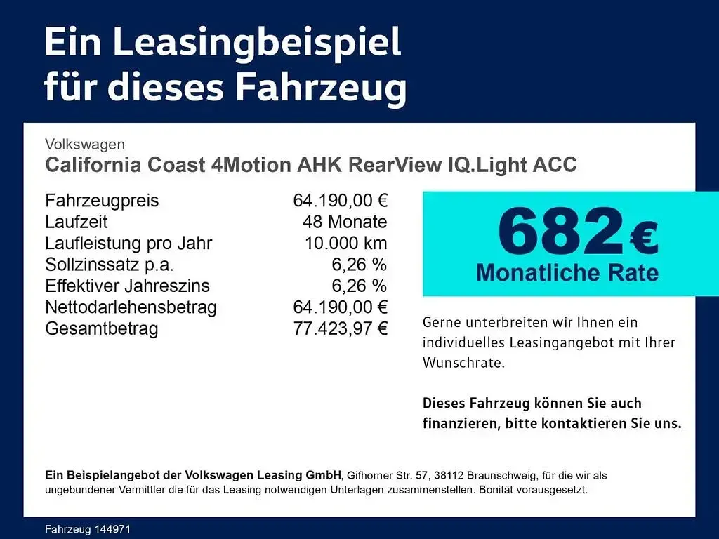 Gebraucht VW California Coast 177 PS (130 kW) 2025 Grau Van