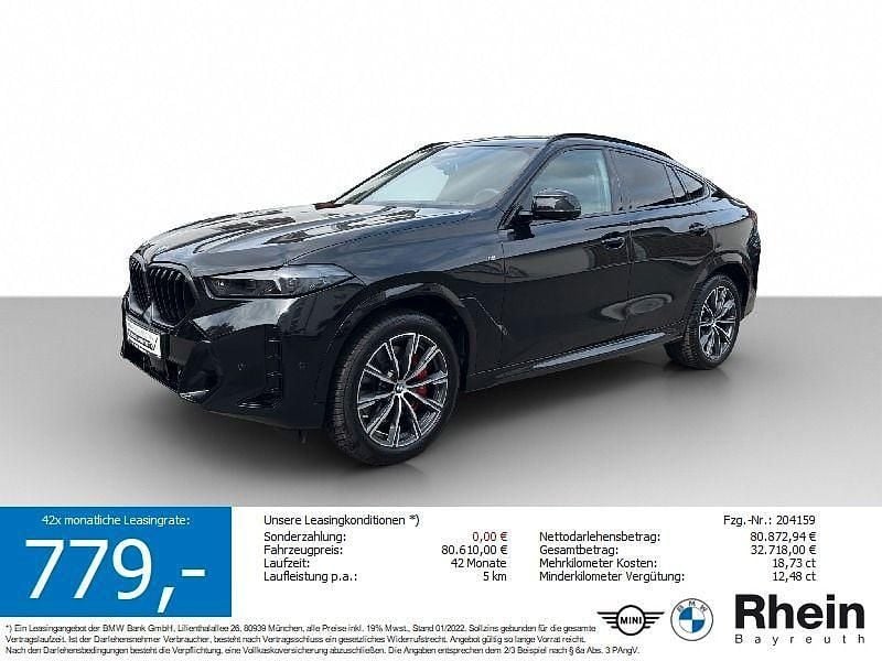 Schwarz Gebraucht 2024 BMW X6 M Sport SUV | 80.390 € (Superpreis) - Bild 1/4
