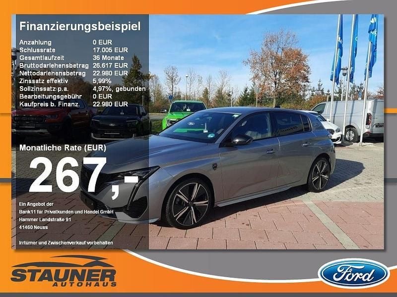 Lack grau artense/typ aussenve Gebraucht 2024 Peugeot 308 GT Limousine | 22.780 € (Superpreis) - Bild 1/4