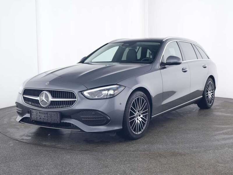 Metalliclack selenitgrau Gebraucht 2024 Mercedes C200 Advanced Kombi | 39.610 € (Guter Preis) - Bild 1/4