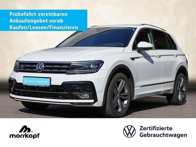 Weiß, uni Gebraucht 2018 VW Tiguan R-line SUV | 23.750 € (Guter Preis) - Bild 1/4