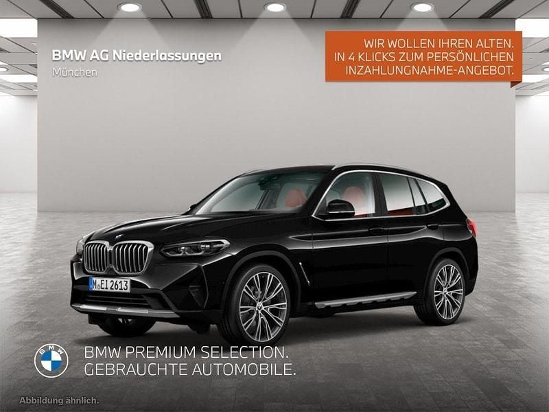 Schwarz Gebraucht 2022 BMW X3 Sport Line SUV | 35.409 € (Superpreis) - Bild 1/4