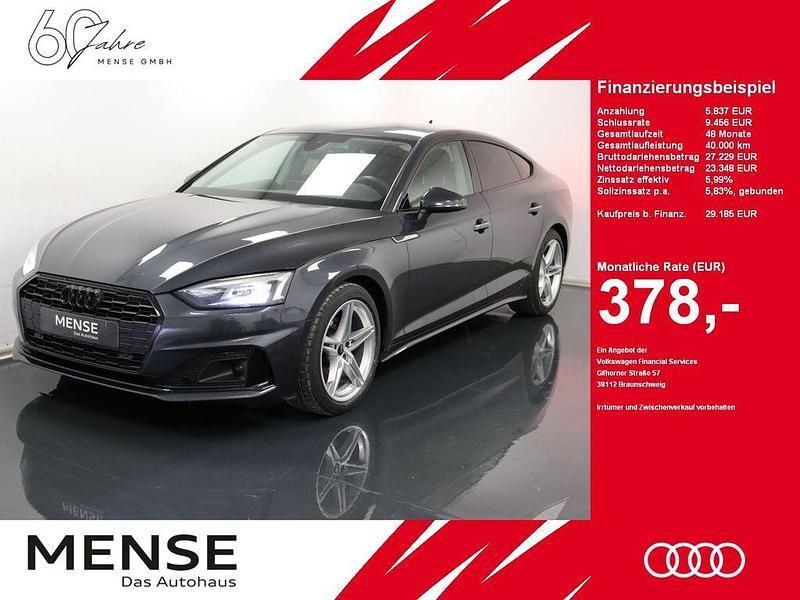 Manhattangrau Gebraucht 2022 Audi A5 Sportback Advanced Plus Limousine | 29.185 € (Guter Preis) - Bild 1/4