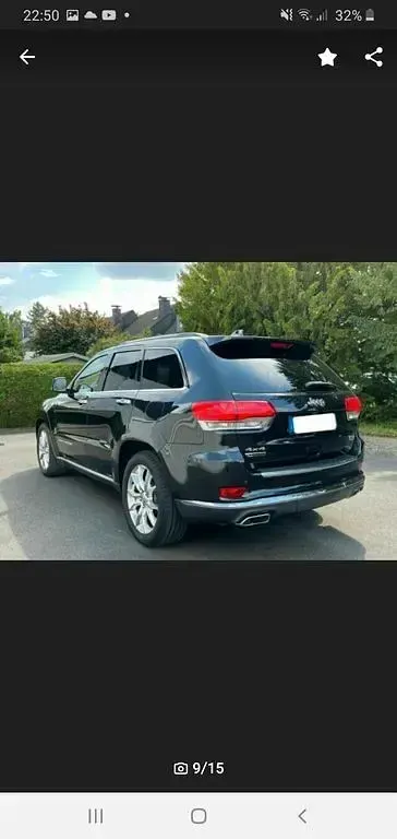 Gebraucht Jeep Grand Cherokee Summit 250 PS (183 kW) 2016 Schwarz SUV