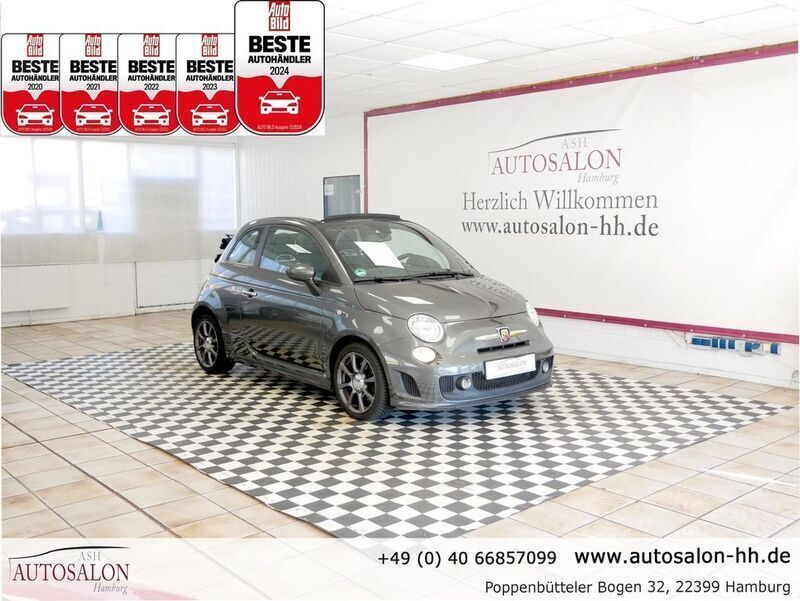 Grau Gebraucht 2015 Abarth 500C Custom Cabrio | 12.799 € (Fairer Preis) - Bild 1/4
