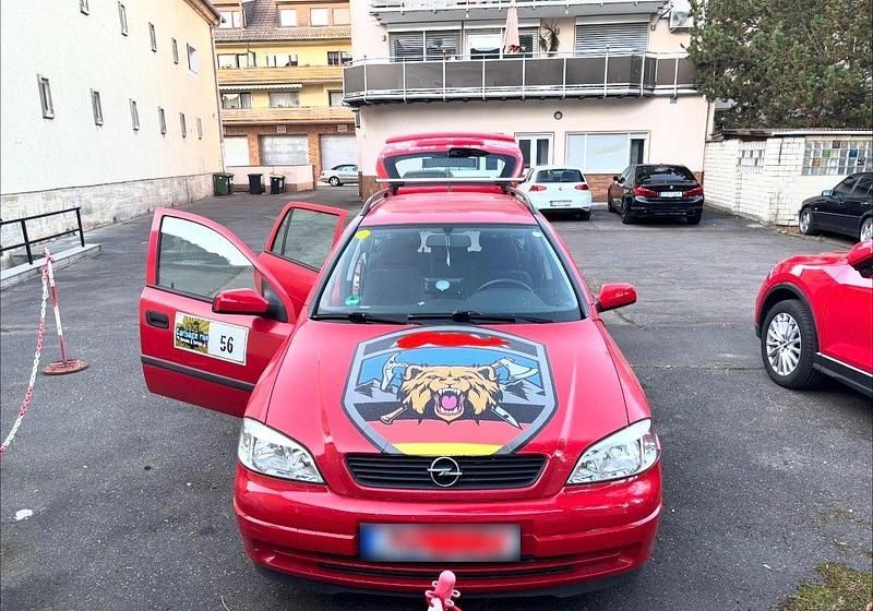 Gebraucht Opel Astra 84 PS (61 kW) 2001 Rot Kombi