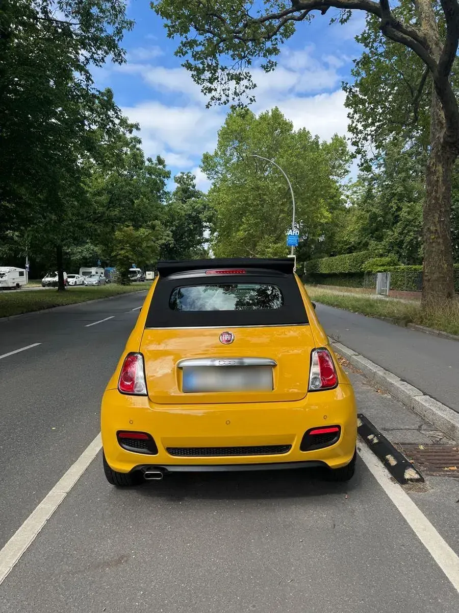 Gebraucht Fiat 500S S 69 PS (50 kW) 2015 Gelb Kleinwagen