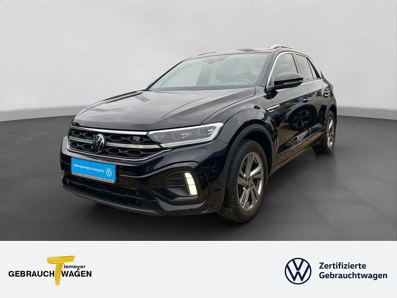 Schwarz Gebraucht 2023 VW T-Roc R-line SUV | 26.820 € (Guter Preis) - Bild 1/4