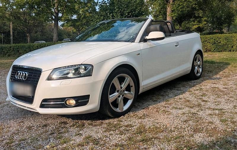 Weiß Gebraucht 2011 Audi A3 Cabriolet S-Line Cabrio | 7.350 € (Fairer Preis) - Bild 1/4