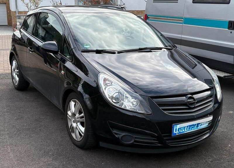 Gebraucht Opel Corsa 80 PS (58 kW) 2008 Schwarz Kleinwagen