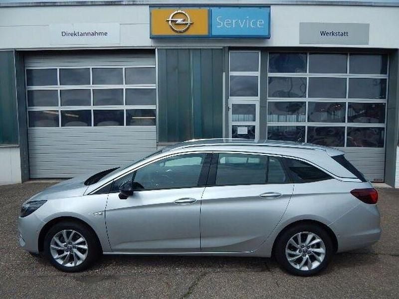 Silber Gebraucht 2021 Opel Astra Elegance Kombi | 16.490 € (Fairer Preis) - Bild 1/4