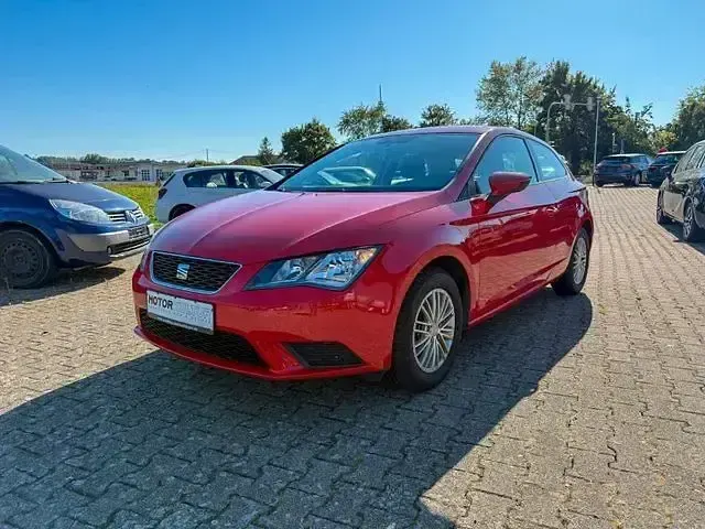 Brugt Seat Leon SC Reference 110 HK (80 kW) 2014 Rød Hatchback